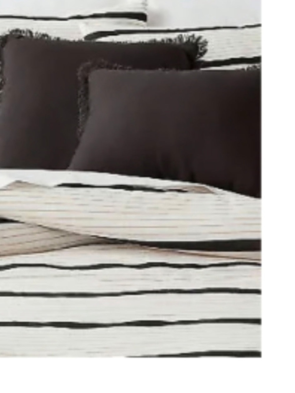 Classic Black Decorative Throw Pillows for Bedding